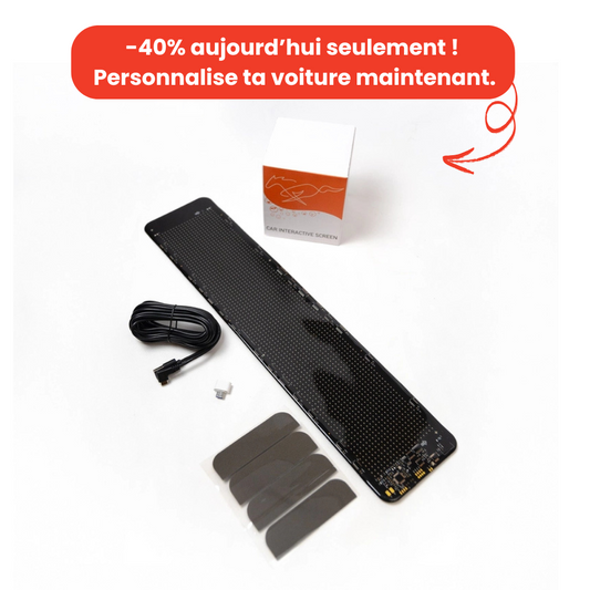 Écran LED Voiture V2 - Personnalisez votre trajet